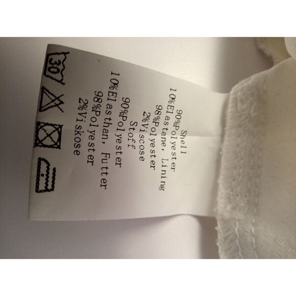 Grace Karin Women's White Asymmetrical Dress Size Small - Picture 7 of 8